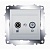 Розетка TV-SAT COSMO, оконечная, алюминий 619-011000-290 ABB