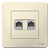 Розетка 2xRJ11+RJ45 Cat.5 BLANCA, молочгый BLNIS045112 Schneider Electric