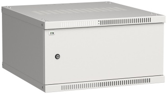 ITK Шкаф настенный LINEA WE 6U 600х650мм дверь металл серый LWE3-06U67-MF IEK