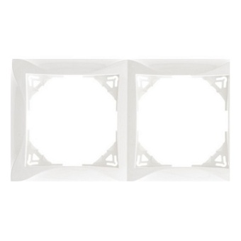 Рамка 2 поста ДУЭТ, белый WDE000102 Schneider Electric