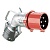 Угловая вилка Hypra - IP 44 - 3К+З - 32 А - металл 052973 Legrand