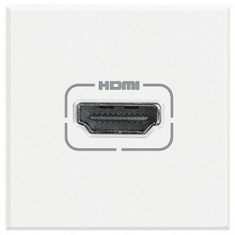 Розетка HDMI AXOLUTE, белый HD4284 Bticino