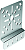 Пластина монтажная вертикальная, цинк-ламельная (аналоггорячеоцинкованная) (упак. 10шт) LP3000HDZL DKC