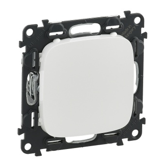 Valena ALLURE.Заглушка с суппортом.С лицевой панелью.Белая 755185 Legrand