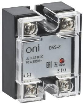Реле твердотельное OSS-2 40А 380В AC 3-32В DC ONI OSS-2-3-40-B IEK