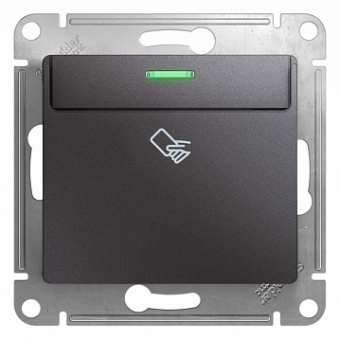 Карточный выключатель GLOSSA, графит GSL001369 Schneider Electric