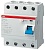 Выключатель дифференциальный (УЗО) F204 4п 100А 30мА тип A 2CSF204101R1900 ABB