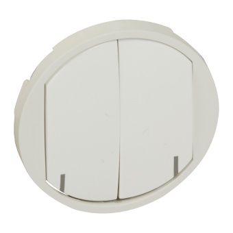 MyHome Play Zigbee. Клавиша управляющего устройства 2-канального.Белая 068093 Legrand