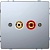 Аудио-розетка MERTEN D-LIFE, стальной MTN4350-6036 Schneider Electric