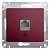 Розетка компьютерная 1xRJ45 Cat.5 GLOSSA, баклажановый GSL001181K Schneider Electric