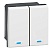 KNX Mosaic. Пульт 2-клавишный 4-канальный 078496 Legrand