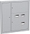 Корпус металлический ЩЭ-3-Э 36 IP31 (слаботочный отсек слева) LIGHT IND-MKM43-03-31-E-L IEK