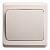 Переключатель 1-клавишный ЭТЮД, скрытый монтаж, кремовый BC10-004K Schneider Electric