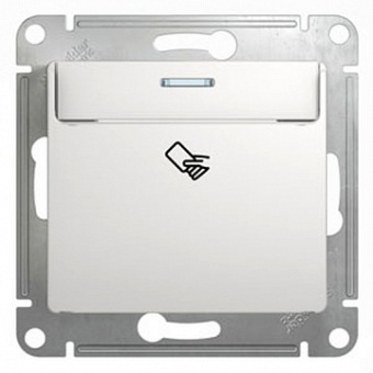 Карточный выключатель GLOSSA, белый GSL000169 Schneider Electric