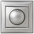Светорегулятор поворотный VALENA CLASSIC, 400 Вт, алюминий 770261 Legrand