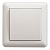 Переключатель 1-клавишный W59, скрытый монтаж, белый VS610-156B-18 Schneider Electric