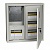 Распределительный шкаф ЩУРн, 36 мод., IP31, навесной, сталь, серая дверь, с клеммами код. MKM32-N-36-31-ZO IEK