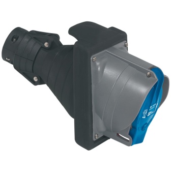 Мобильная розетка Hypra - IP 44/55 - 3К+З - 63 А - пластик/резина 053606 Legrand