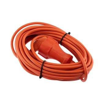 Удлинитель-шнур 1х10м с заземл. 6А IP44 ПВС 3х0.75 1300Вт оранж. 11-7108 PROCONNECT