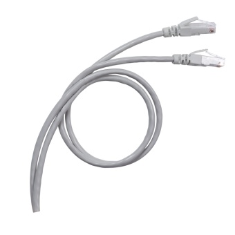 Шнур коммутационный RJ 45 - категория 5е - F/UTP - PVC - экранированный - 5 м - серый 051643 Legrand