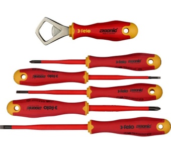Набор отверток диэлектрических Ergonic Slim SL PH 5 предметов и открывашка ERGONIC Felo 41386298