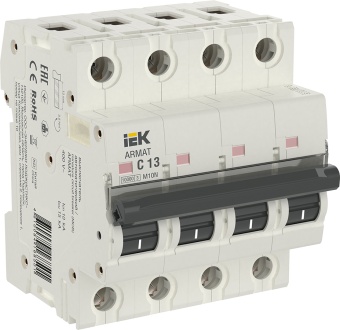 ARMAT Автоматический выключатель M10N 4P C 13А AR-M10N-4-C013 IEK