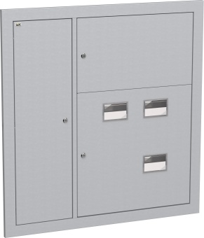Корпус металлический ЩЭ-3-Э 36 IP31 (слаботочный отсек слева) LIGHT IND-MKM43-03-31-E-L IEK
