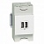 Розетка 2xUSB MOSAIC, белый 077594 Legrand