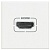 Розетка HDMI AXOLUTE, белый HD4284 Bticino