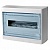 Распределительный шкаф Nedbox, 8 мод., IP41, навесной, пластик, прозрачная дверь, с клеммами 601245 Legrand