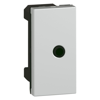 Розетка 3,5 мм - Программа Mosaic - 1 модуль - 1 модуль - алюминий 079264 Legrand