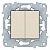 Переключатель 2-клавишный UNICA NEW, скрытый монтаж, бежевый NU521344 Schneider Electric