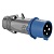 Прямая вилка Hypra - IP 44 - 3К+З - 16 А - пластик 052043 Legrand