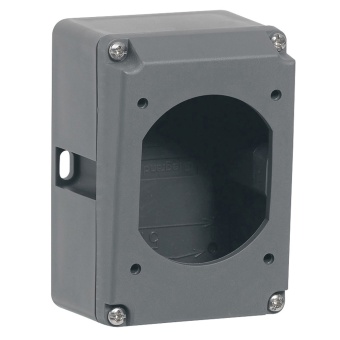 Коробка с одним ответстием под сальник Hypra - IP 44 и IP 66/67-55 - 3К+З/3К+Н+З - 16 А - пластик 052229 Legrand