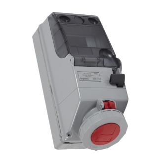 Комбинированный щиток - P17 Tempra Pro - с рейкой DIN - IP 66 - 380/415 В~ - 32 A - 3К+Н+З 056674 Legrand
