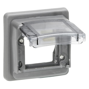 Адаптер Hypra - для механизмов Mosaic - IP55 - 2 модуля 053949 Legrand