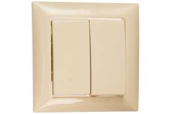 Выключатель 2-кл. СП Селена 10А IP20 С510-379 сл. кость Кунцево 8143
