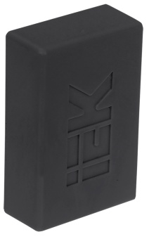 ELECOR Заглушка КМЗ 25х16 черный (4шт/компл) EL-KK10D-Z-025-016-K02 IEK