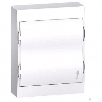 Распределительный шкаф Easy9, 24 мод., IP40, навесной, пластик, белая дверь EZ9E212P2SRU Schneider Electric