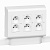 Рамка Mosaic - для монтажа DLP и DLPlus - 3x4 модуля 031622 Legrand