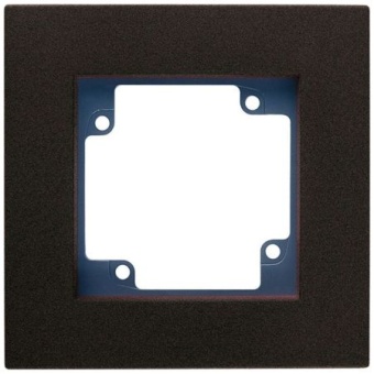 CITY Рамка 1 пост (платформа/накладка) темно-серая/графит С511-010-009 GUSI ELECTRIC