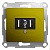 Розетка 2xUSB GLOSSA, фисташковый GSL001032 Schneider Electric