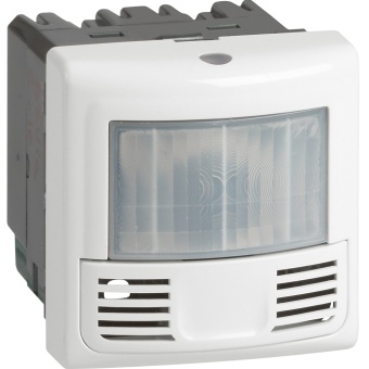Mosaic. Датчик присутствия ИК+УЗ 180° IP41, с нейтралью 078452 Legrand