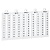 Листы с этикетками для клеммных блоков Viking 3 - вертикальный формат - шаг 6 мм - цифры от 101 до 200 039571 Legrand