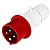 Вилка кабельная IP44 16A 3P+E 400V (упак. 10шт) DIS2131636 DKC