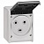 Plexo55 Розетка 2К+З 32А 230В~ в сборе, серая 055872 Legrand