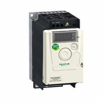 Преобразователь частоты ATV12 0.37КВТ 120В 1Ф ATV12H037F1 Schneider Electric