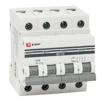 ВН-125, 4P 125А SL125-4-125-pro EKF