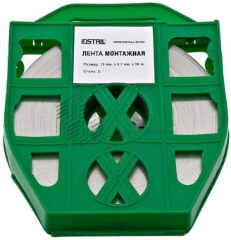 Лента бандажная C202 20х50 пластик (F 207; COT 37; F 2007; F 20.7; F 20; ЛМ-50) (уп.50м) ИНСТАЛЛ 41022