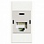 Розетка компьютерная 1xRJ45 Cat.5 AXOLUTE, белый HD4262C6 Bticino